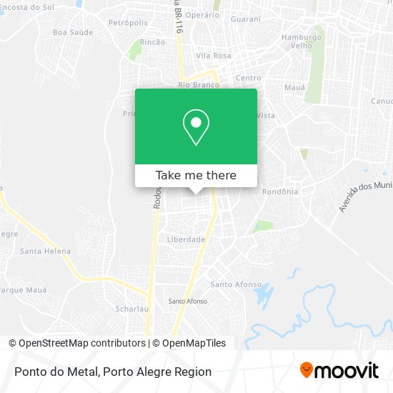 Ponto do Metal map