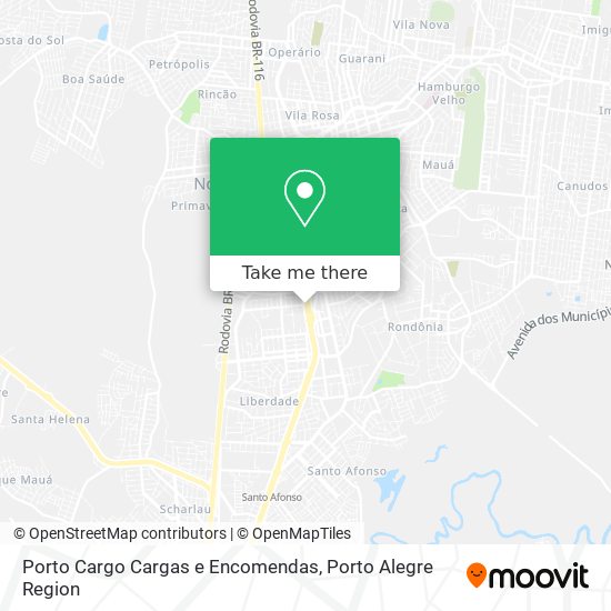 Porto Cargo Cargas e Encomendas map