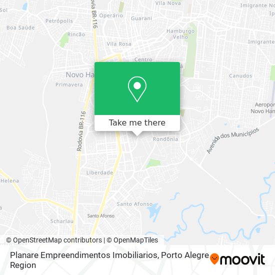 Planare Empreendimentos Imobiliarios map