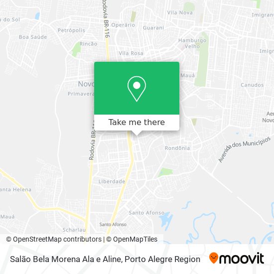 Salão Bela Morena Ala e Aline map