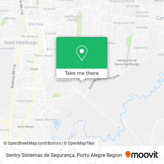 Sentry Sistemas de Segurança map