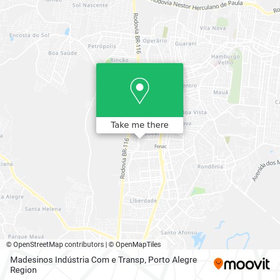 Madesinos Indústria Com e Transp map