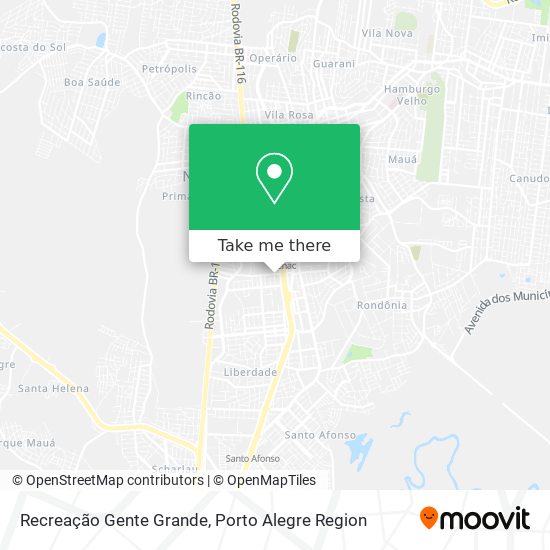 Recreação Gente Grande map