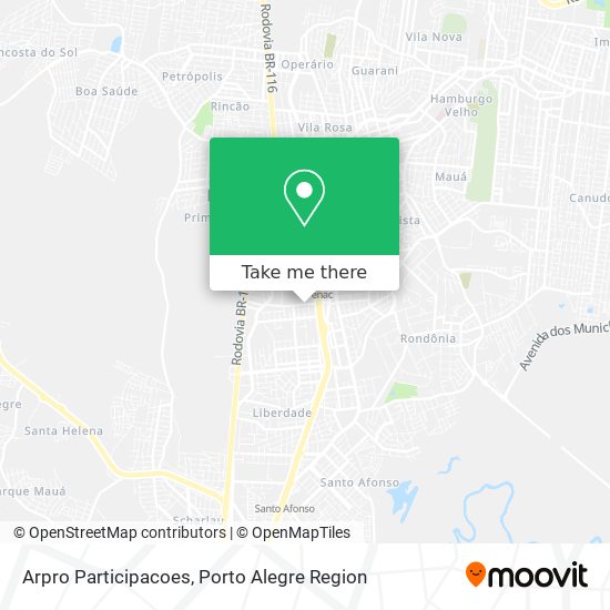 Arpro Participacoes map