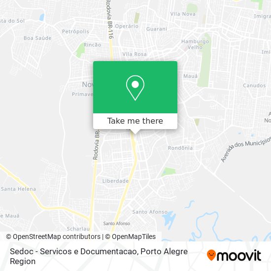 Sedoc - Servicos e Documentacao map