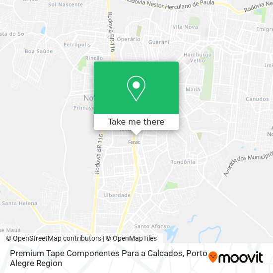 Mapa Premium Tape Componentes Para a Calcados