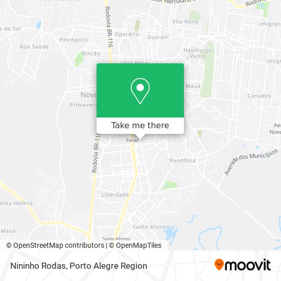 Nininho Rodas map