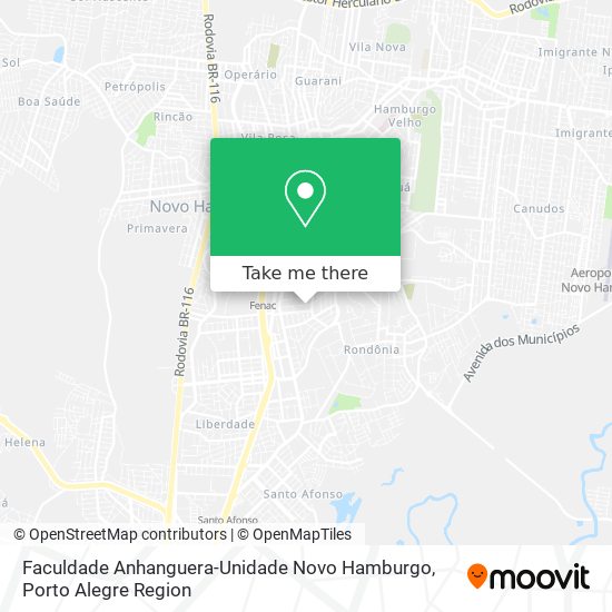 Faculdade Anhanguera-Unidade Novo Hamburgo map