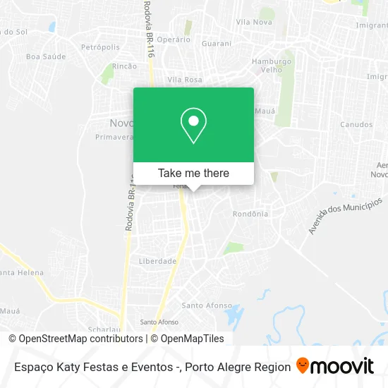 Espaço Katy Festas e Eventos - map