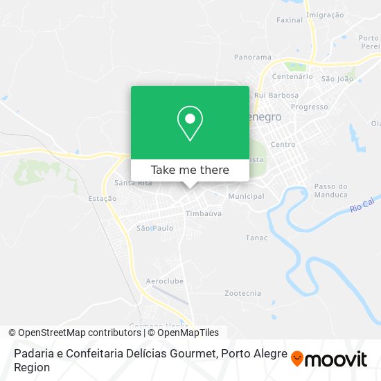 Padaria e Confeitaria Delícias Gourmet map