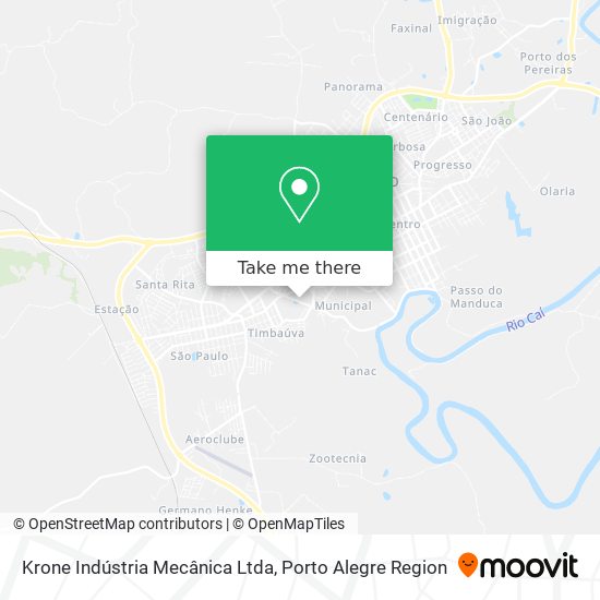 Krone Indústria Mecânica Ltda map