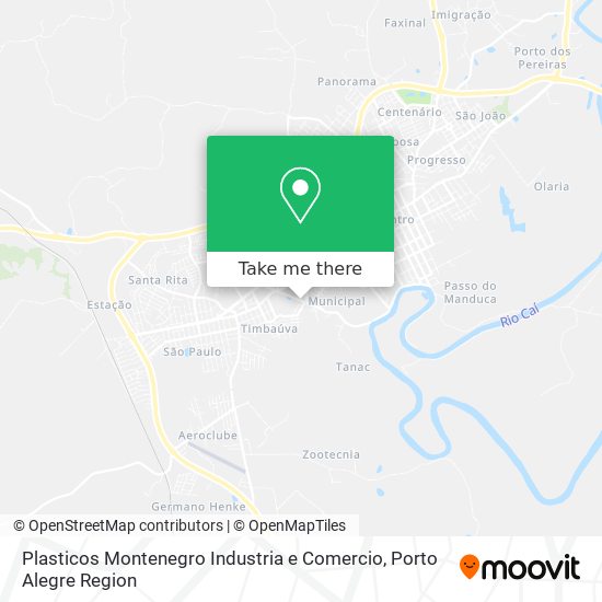 Plasticos Montenegro Industria e Comercio map