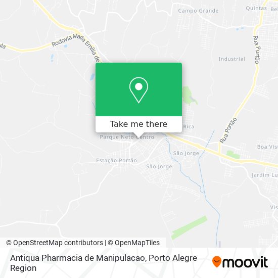 Antiqua Pharmacia de Manipulacao map