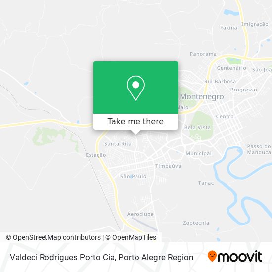 Valdeci Rodrigues Porto Cia map