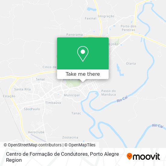 Centro de Formação de Condutores map