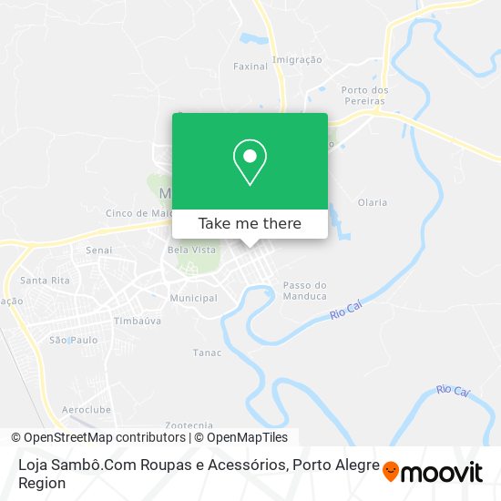Loja Sambô.Com Roupas e Acessórios map