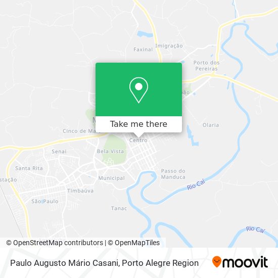 Paulo Augusto Mário Casani map