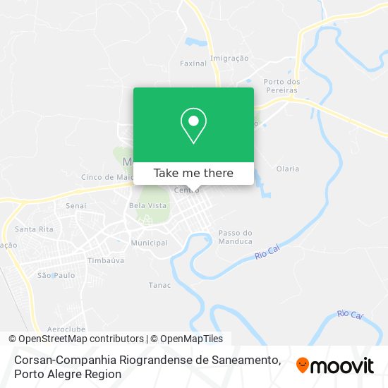 Corsan-Companhia Riograndense de Saneamento map