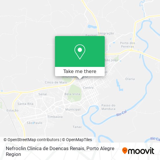 Mapa Nefroclin Clinica de Doencas Renais