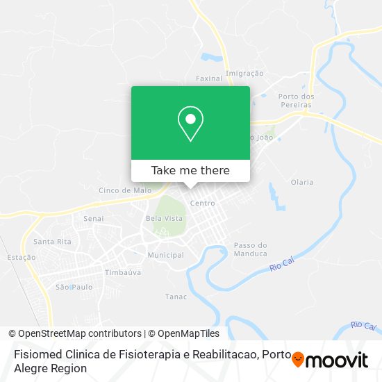 Fisiomed Clinica de Fisioterapia e Reabilitacao map