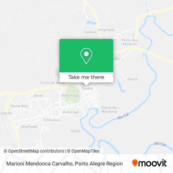 Mapa Marioni Mendonca Carvalho