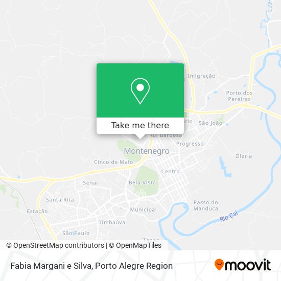 Fabia Margani e Silva map