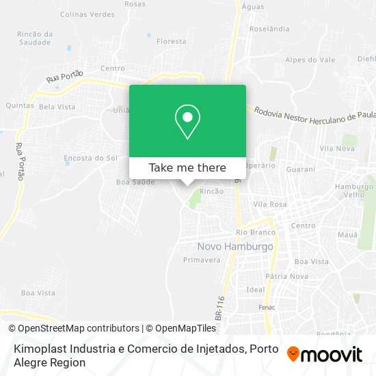 Kimoplast Industria e Comercio de Injetados map