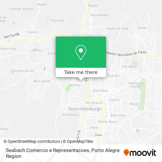 Seabach Comercio e Representacoes map