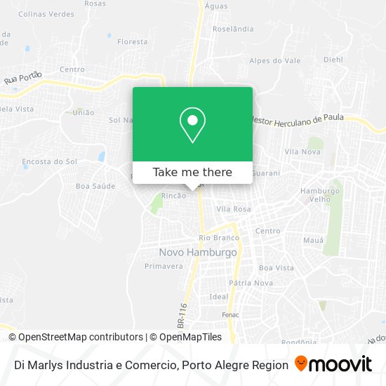 Mapa Di Marlys Industria e Comercio