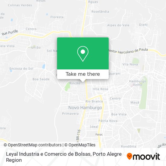 Mapa Leyal Industria e Comercio de Bolsas