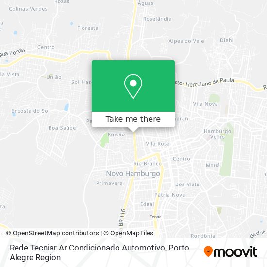 Rede Tecniar Ar Condicionado Automotivo map