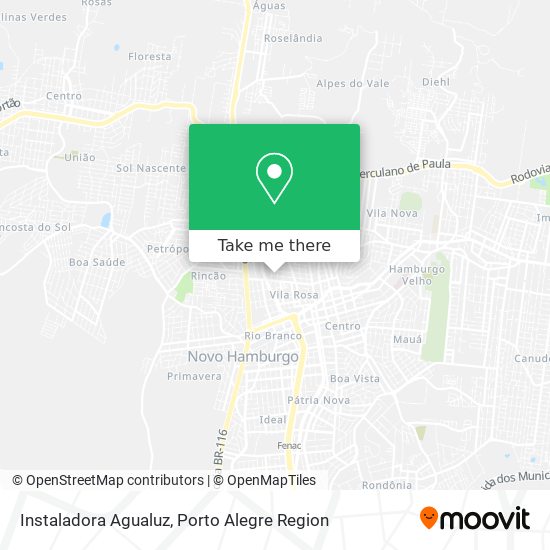 Instaladora Agualuz map