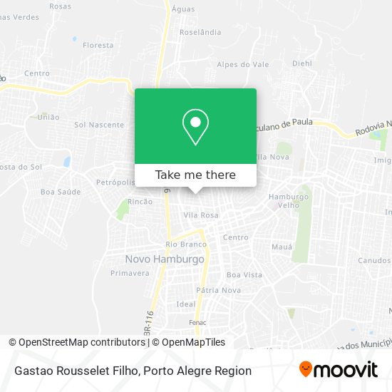 Mapa Gastao Rousselet Filho