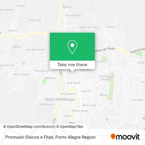 Promusic Discos e Fitas map