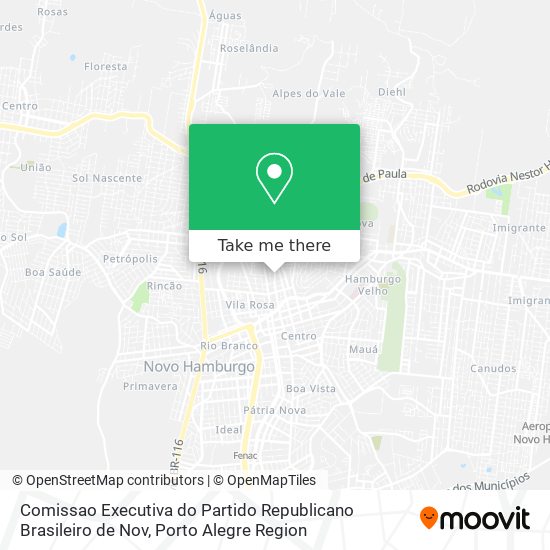 Comissao Executiva do Partido Republicano Brasileiro de Nov map