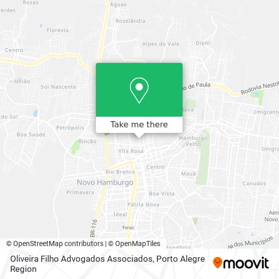 Mapa Oliveira Filho Advogados Associados