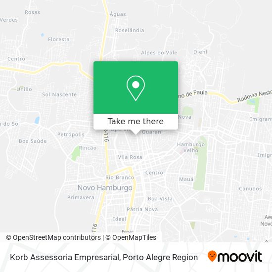 Mapa Korb Assessoria Empresarial