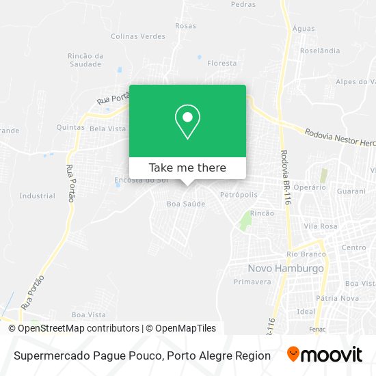 Supermercado Pague Pouco map