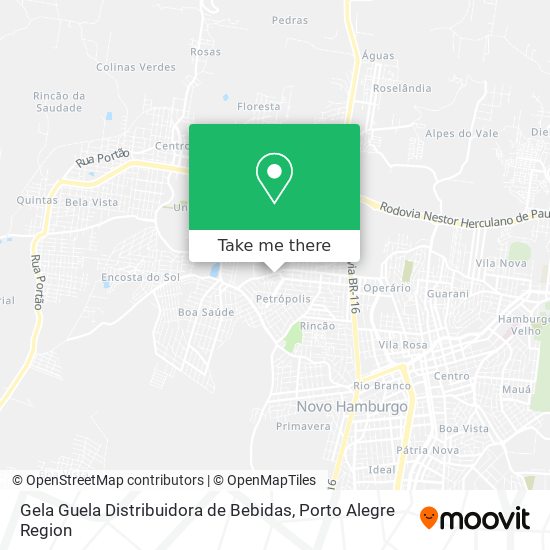 Gela Guela Distribuidora de Bebidas map
