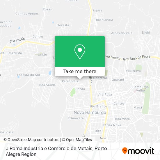 Mapa J Roma Industria e Comercio de Metais