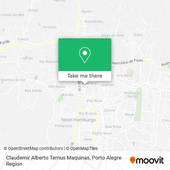 Mapa Claudemir Alberto Ternus Maquinas