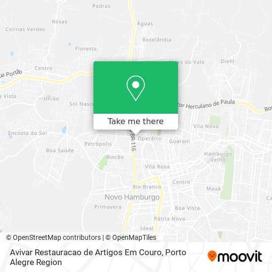 Mapa Avivar Restauracao de Artigos Em Couro