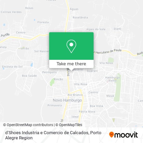 d'Shoes Industria e Comercio de Calcados map