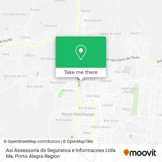 Mapa Asi Assessoria de Seguranca e Informacoes Ltda Me