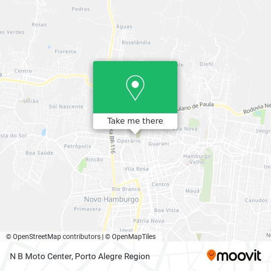 N B Moto Center map