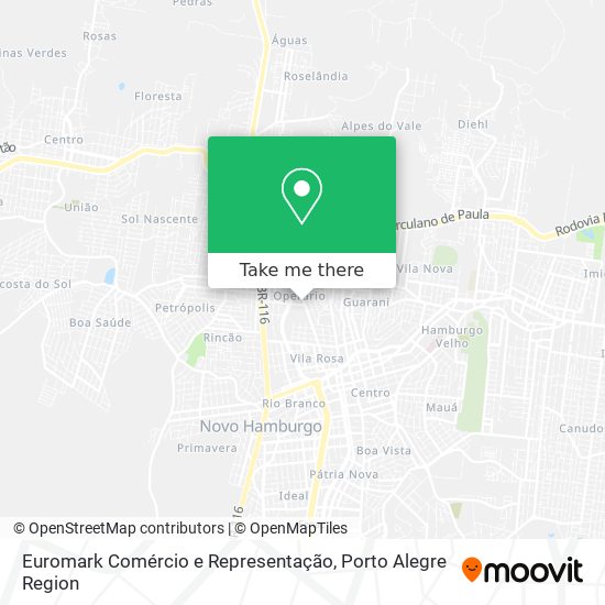 Mapa Euromark Comércio e Representação