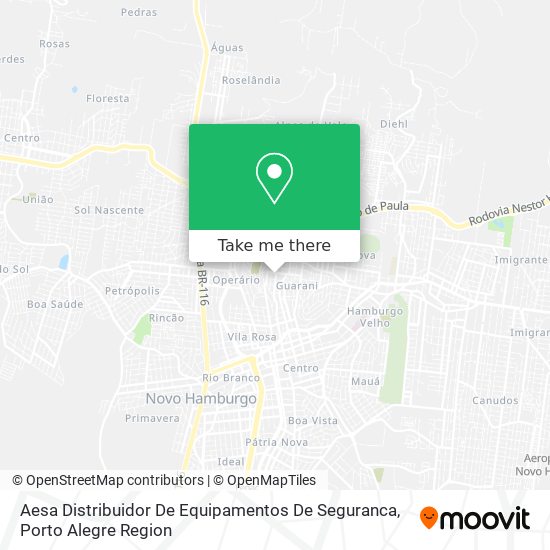 Aesa Distribuidor De Equipamentos De Seguranca map