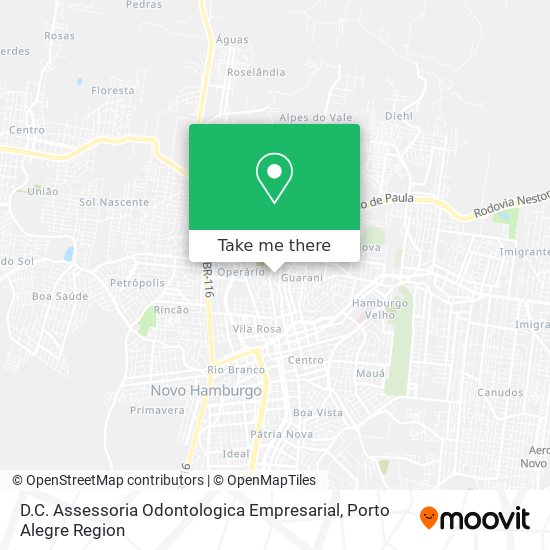 Mapa D.C. Assessoria Odontologica Empresarial