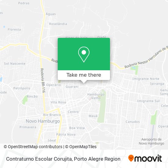 Contraturno Escolar Corujita map