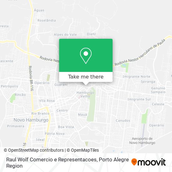 Raul Wolf Comercio e Representacoes map